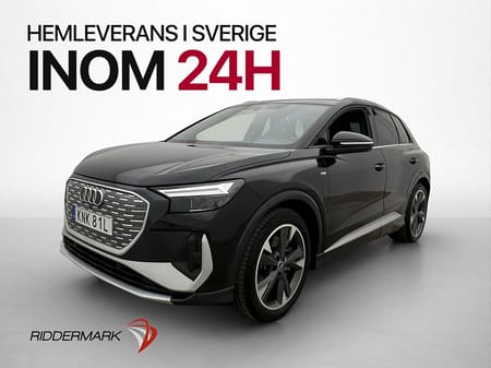 Audi Q4 40 e-tron 204hk S-Line Kamera CarPlay Halvskinn MOMS