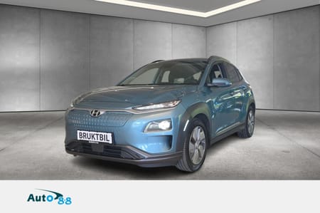 Hyundai Kona Electric 64 kWh Premium/Skinn/Soltak/Hengerfeste
