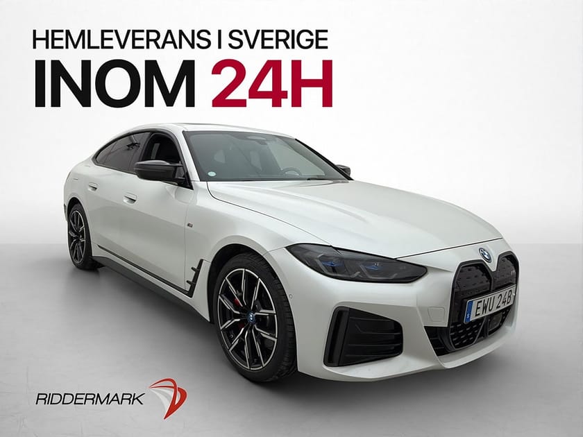 Bild 1 av BMW i4 M50 xDrive Gran Coupé Supercharged M Sport Taklucka H/K Drag 360