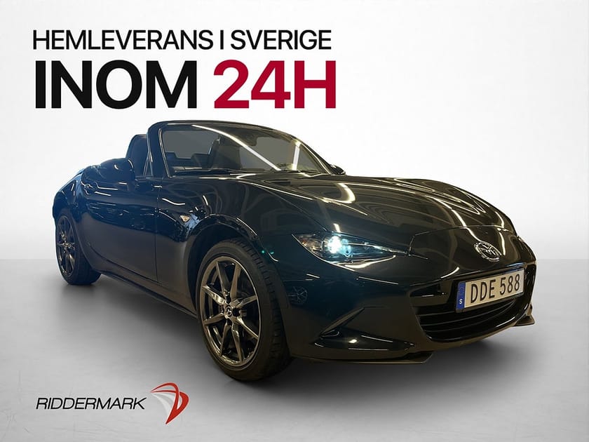 Bild 1 av Mazda MX-5 2.0 SKYACTIV-G 160hk Cab BOSE Skinn CarPlay Navi