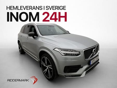 Volvo XC90 D5 235hk AWD R-Design 7Sits Pano B&W HUD 360 Drag