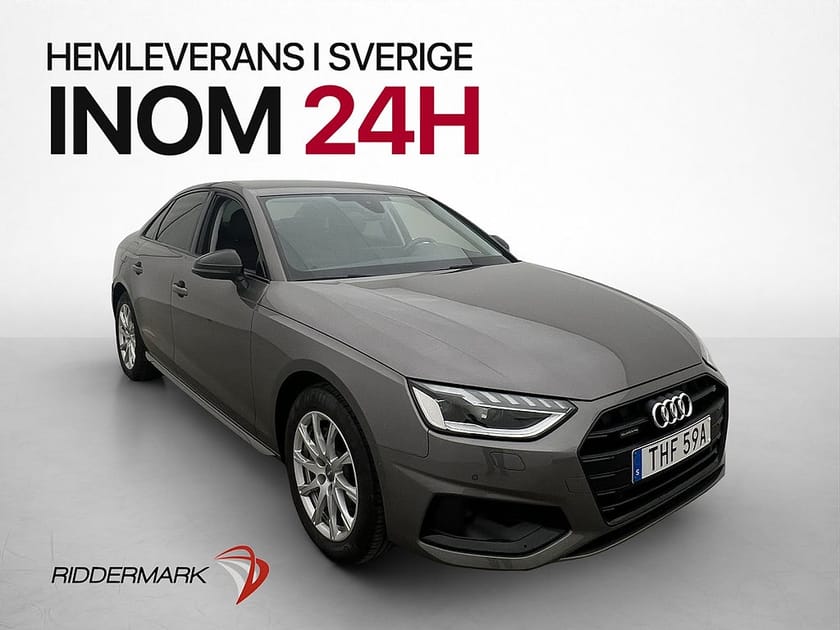 Bild 1 av Audi A4 Sedan 40 TDI quattro 204hk Q Proline Cockpit Adaptiv Drag 360°