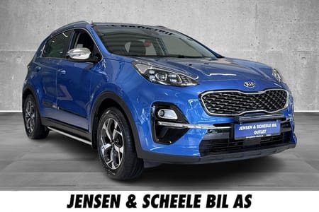 Kia Sportage Aut, LED-bar, rygge cam, lav km, hengerfeste.