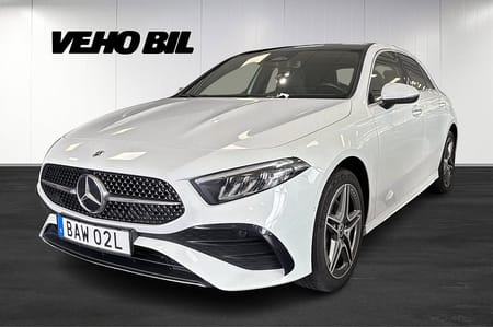 Mercedes-Benz A 250 e AMG Line, Panorama, Rattvärme, Panelbelysning