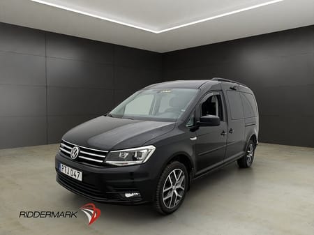 Volkswagen Caddy Maxi Life 7-Seater 4M Värm Skinn Dragkrok PDC 7-Sits