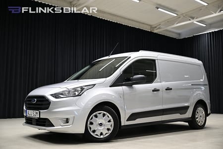 Ford Transit Connect 210 LWB 100HK L2|Automat|Inredd|Dubbeldörr|Drag|Värmare