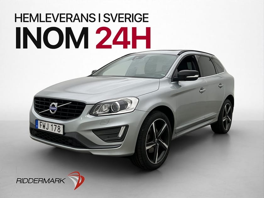 Bild 3 av Volvo XC60 D4 190hk AWD R-Design Pano Värmare VOC Skinn Drag