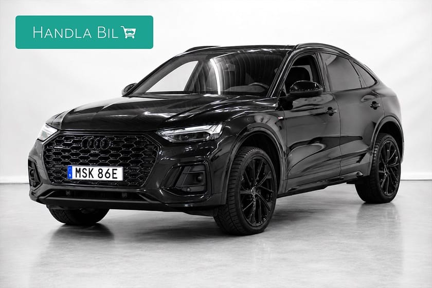 Bild 1 av Audi Q5 Sportback 40 TDI quattro S-Line B&O Cockpit Matrix D-Värm Moms 204hk