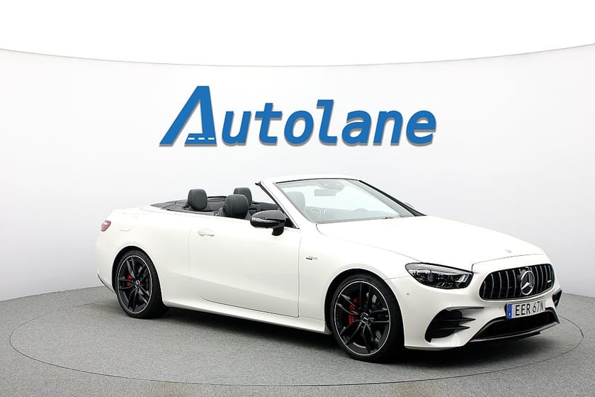Bild 1 av Mercedes-Benz AMG E 53 4MATIC+ Cabriolet E53 4M+ Cabriolet, Burmester®, HUD, 360°, Värmare 435hk