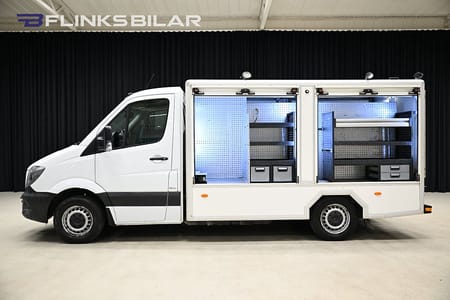 Mercedes-Benz Sprinter 316 NGT Chassi Cab 156HK Automat|Servicebil|Inredd|