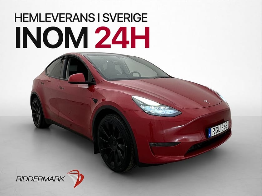 Bild 1 av Tesla Model Y Long Range AWD 514hk MOMS Autopilot Drag Pano