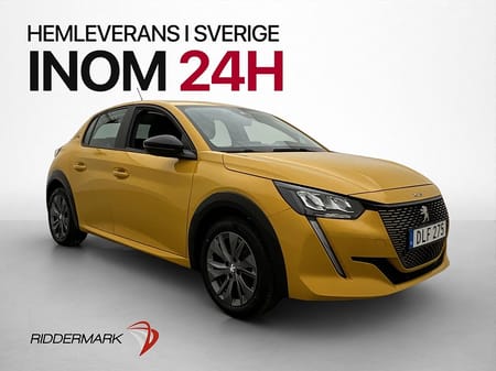 Peugeot e-208 136hk P-Sensorer Apple CarPlay Farthållare