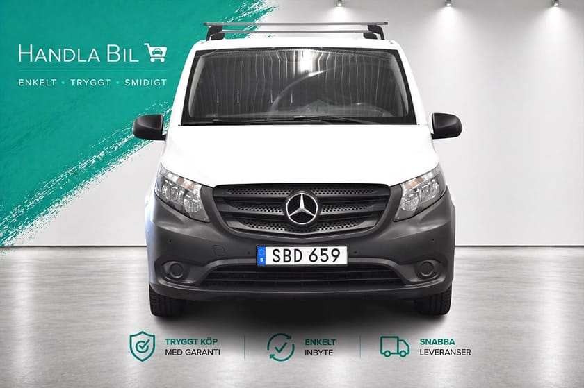 Bild 3 av Mercedes-Benz Vito 110 CDI 2.8t L2 D-värm B-kam Moms Dragkrok