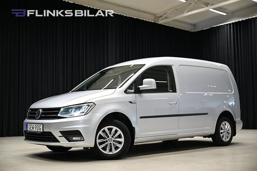 Bild 1 av Volkswagen Caddy Maxi Van DSG 102HK Nedlackad|LED|Inredd|Drag|Värmare|Leasbar