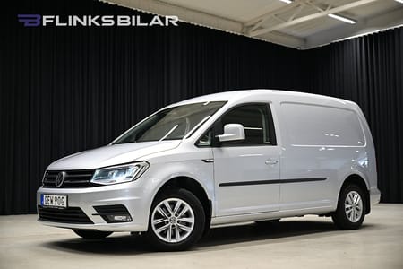 Volkswagen Caddy Maxi Van DSG 102HK Nedlackad|LED|Inredd|Drag|Värmare|Leasbar