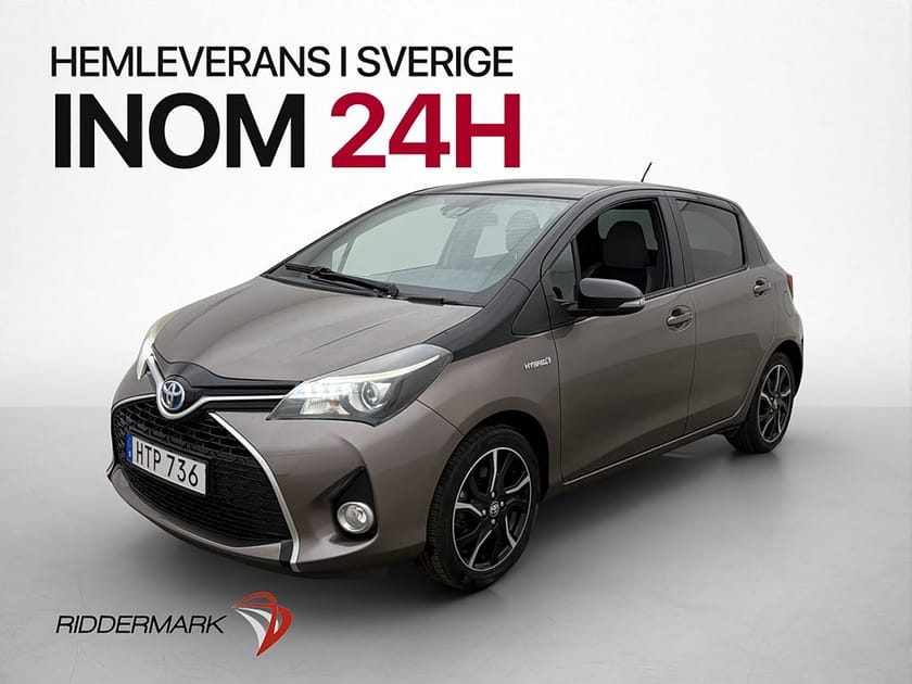 Bild 3 av Toyota Yaris Hybrid e-CVT 101hk Kamera Navi 0.36 l/mil