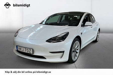 Tesla Model 3 Long Range AWD Pano Läder Autopilot MOMS 498hk