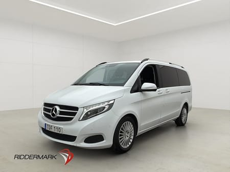 Mercedes-Benz V 220d 3.1t 220 Lång Värmare Dragkrok B-Kamera 7-Sits