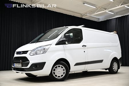 Ford Transit Custom 290 125HK L2|Inredd|Drag|Värmare|EnÄgare|Kamkedja