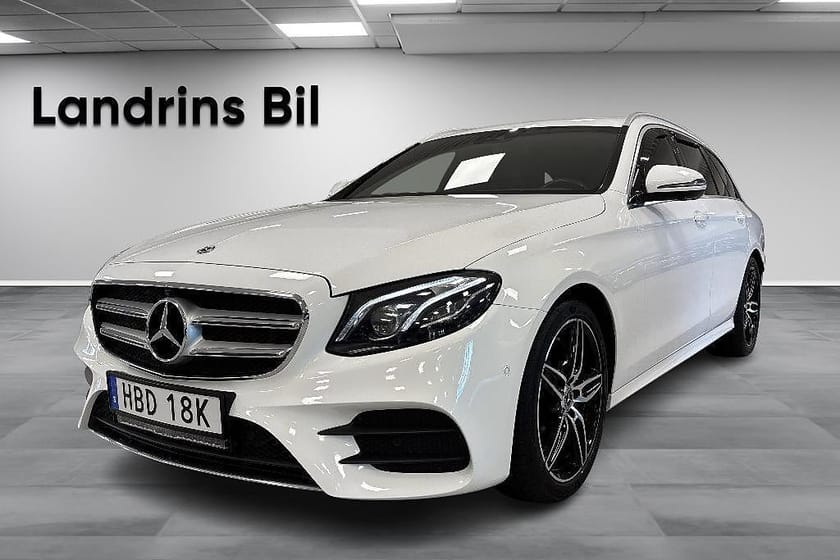 Bild 1 av Mercedes-Benz E 220 T d 4MATIC AMG Drag Värmare Burmester Minnestolar