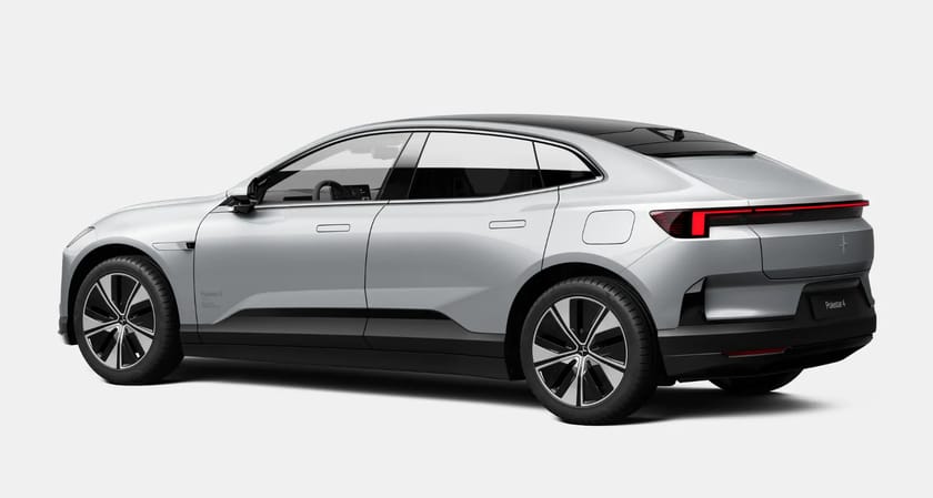 Bild 3 av Polestar 4 Coupé Rear motor |  6,995kr/mån ex.moms operationella företagsleasing