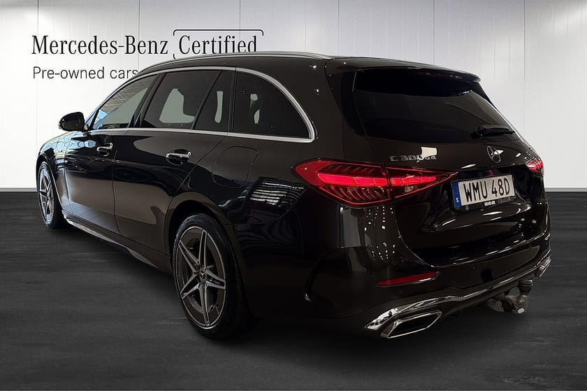 Bild 4 av Mercedes-Benz C 300 T de 4MATIC 4-Matic AMG Panorama Head-Up Dragkrok
