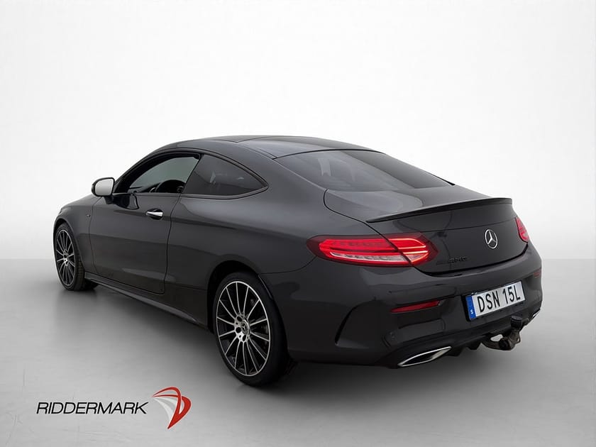 Bild 4 av Mercedes-Benz C 300 d 4MATIC Coupé 4M AMG Pano Burmester HUD Värm