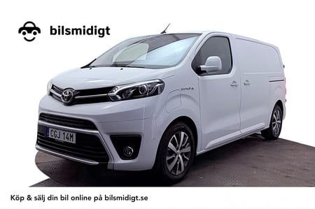 Toyota Proace Electric 75 kWh L2 Drag 2xSidodörr 3sits Navi MOMS