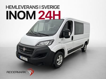 Fiat Ducato Van Dubbelhytt L2 7-Sits M-Värmare Dragkrok B-Kamera