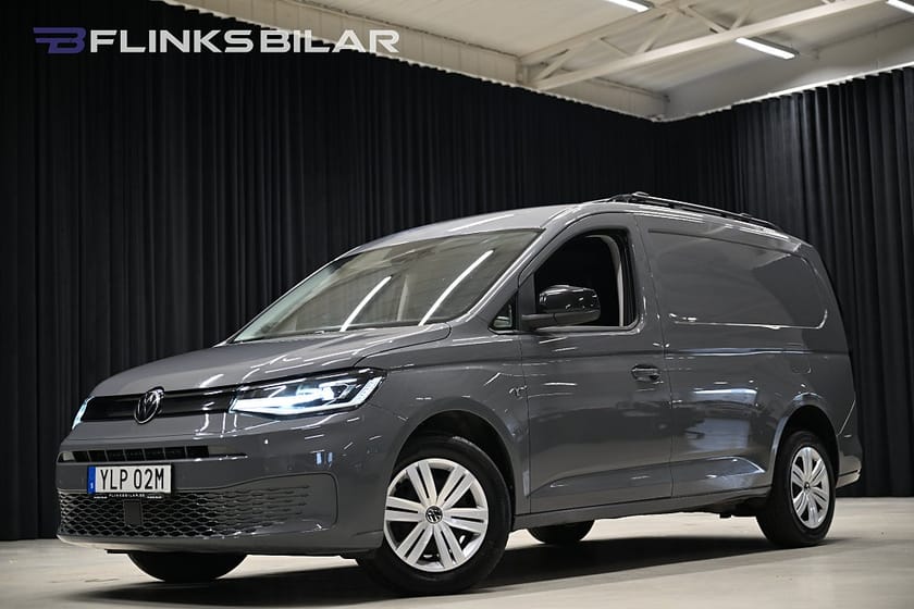 Bild 1 av Volkswagen Caddy Cargo Maxi TDI 102HK Nedlackad|LED|Drag|Värmare|PDC|Lågmil|Moms