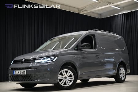 Volkswagen Caddy Cargo Maxi TDI 102HK Nedlackad|LED|Drag|Värmare|PDC|Lågmil|Moms