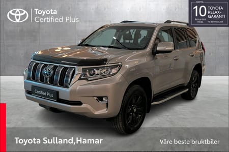 Toyota Land Cruiser 5-dørs 2,8 D-4D GX aut Toppmodell - Alt utstyr - Hengerfeste