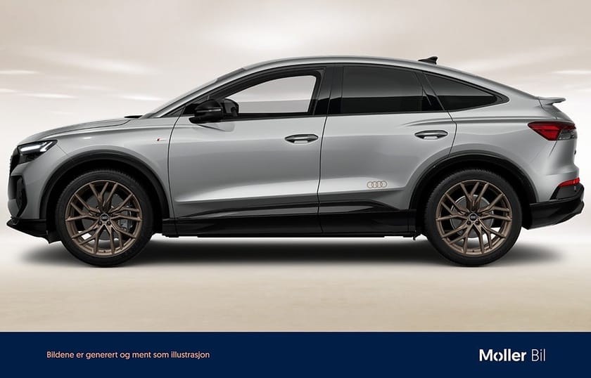 Bild 2 av Audi Q4 50 Sportback e-tron quattro S-line Matrix/Rattvärme/Sonos/21"