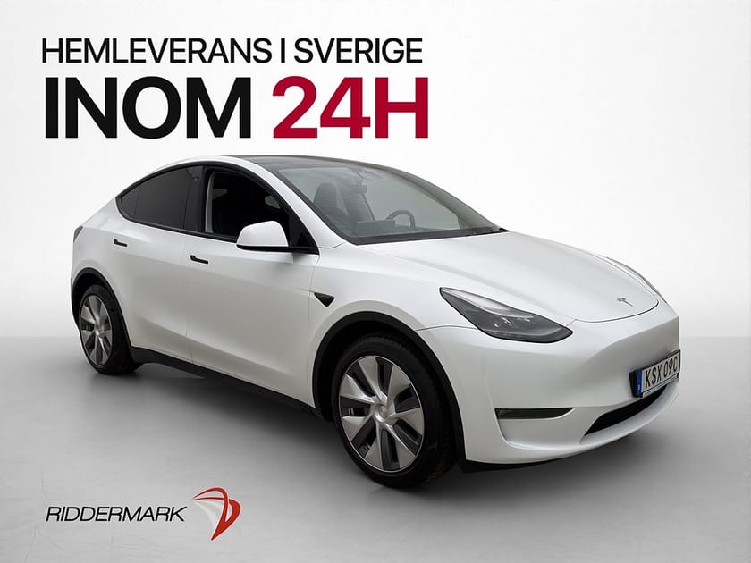 Bild 1 av Tesla Model Y Long Range AWD 514hk MOMS Pano Drag Autopilot