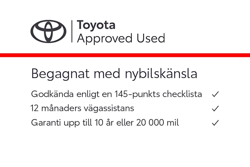 Bild 2 av Toyota Yaris Hybrid 115 Active Komfortpaket V-hjul