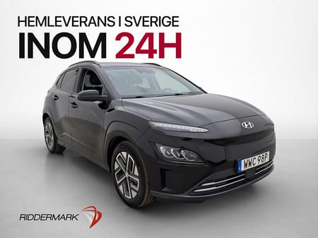 Hyundai Kona Electric 64 kWh Kamera Skinn HUD CarPlay Sensorer Navi