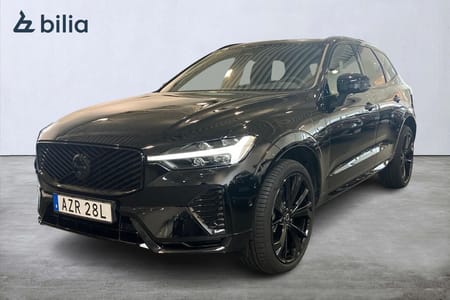 Volvo XC60 T8 Plus Black Nordic Edition Panoramaglastak Mörkt tonade rutor 5 st Parkeringskamera 360 HarmanKardon PremiumSound