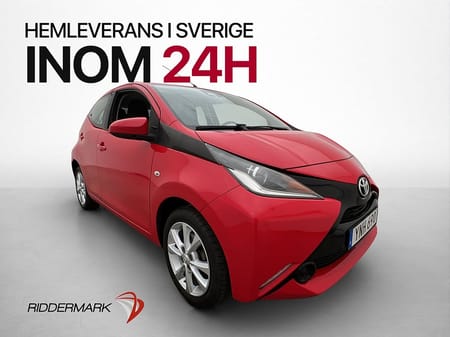 Toyota Aygo 1.0 VVT-i Manuell 69hk X-PLAY Bluetooth Farthåll