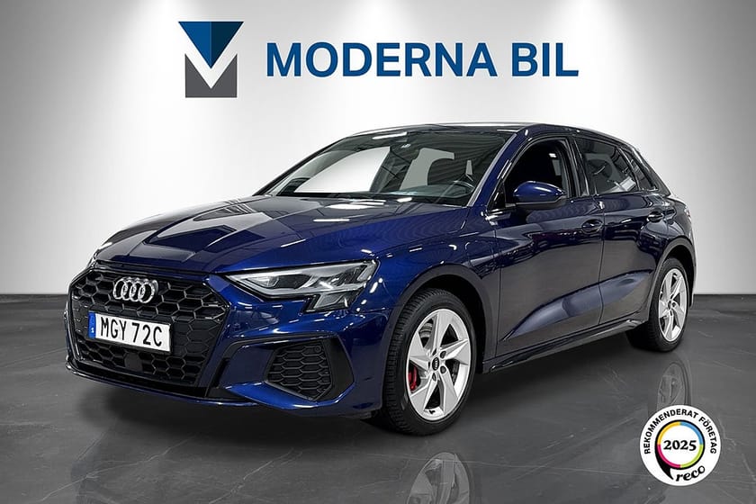 Bild 1 av Audi A3 Sportback 45 TFSI e 245hk S Line Drag Cockpit Nyservad