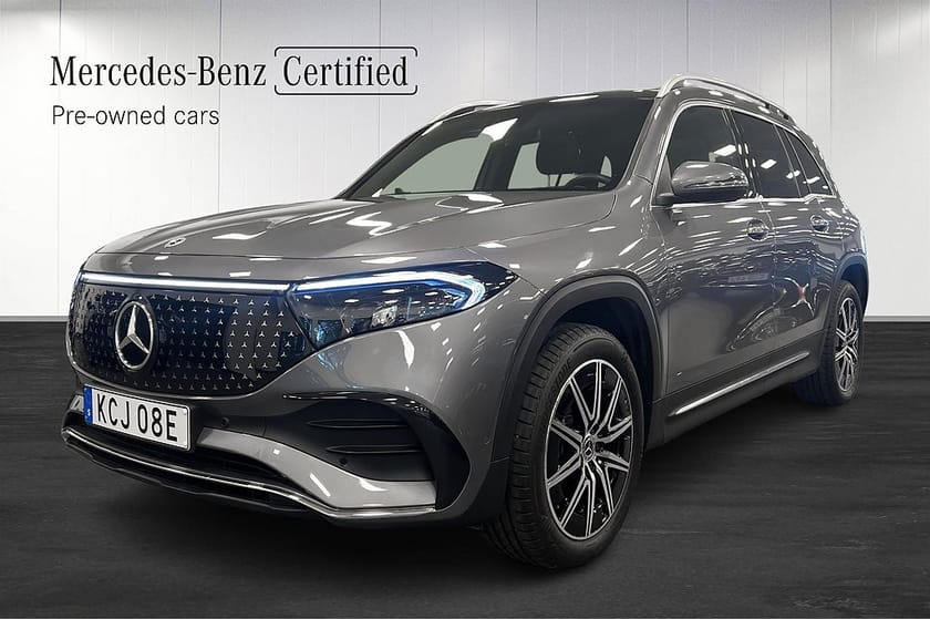 Bild 1 av Mercedes-Benz EQB 300 4MATIC AMG Distronic Rattvärme Minnesstolar 7-Sits