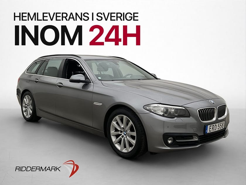 Bild 3 av BMW 520d xDrive Touring 190hk Drag Skinn Bluetooth P-sensor