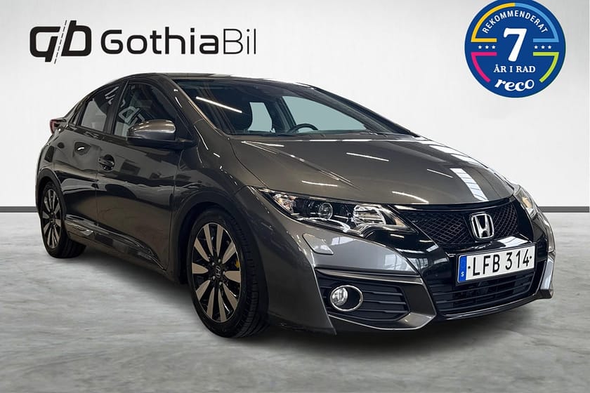 Bild 3 av Honda Civic 1.6 i-DTEC Sport Farthållare Backkamera Full servad