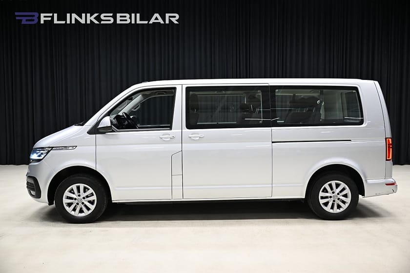 Bild 2 av Volkswagen Caravelle DSG 150HK L2|8-Sits|Nedlackad|LED|Eldörrar|SeUtr!!