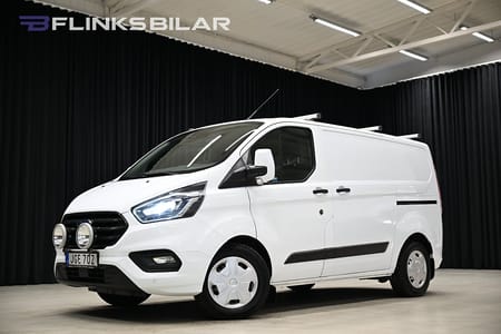 Ford Transit Custom 300 130HK Automat|Inredd|Dubbeldörr|LED|Moms|SeUtr!!