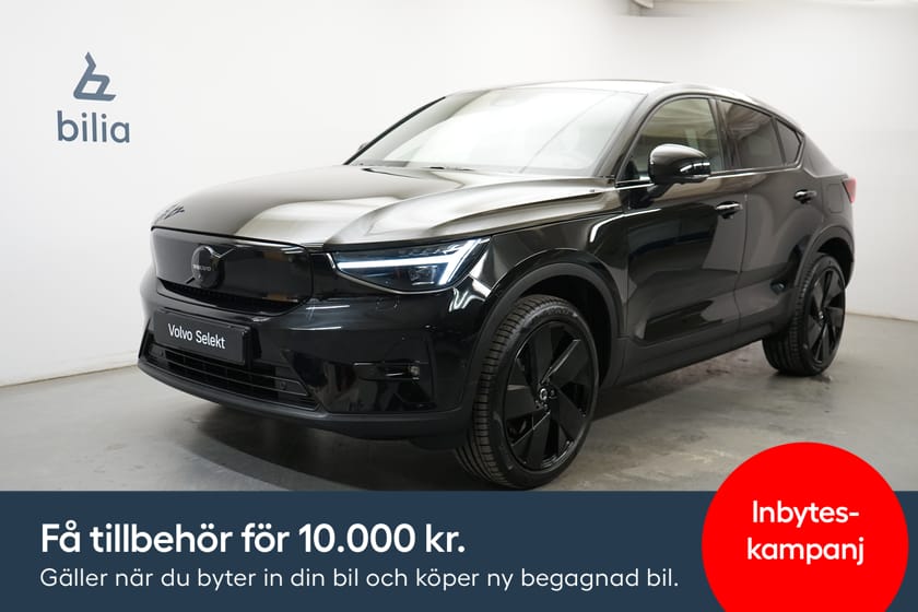 Bild 1 av Volvo EC40 Twin Motor Performance UltraBlackSE, Förarstol elmanövrerad, Navigation