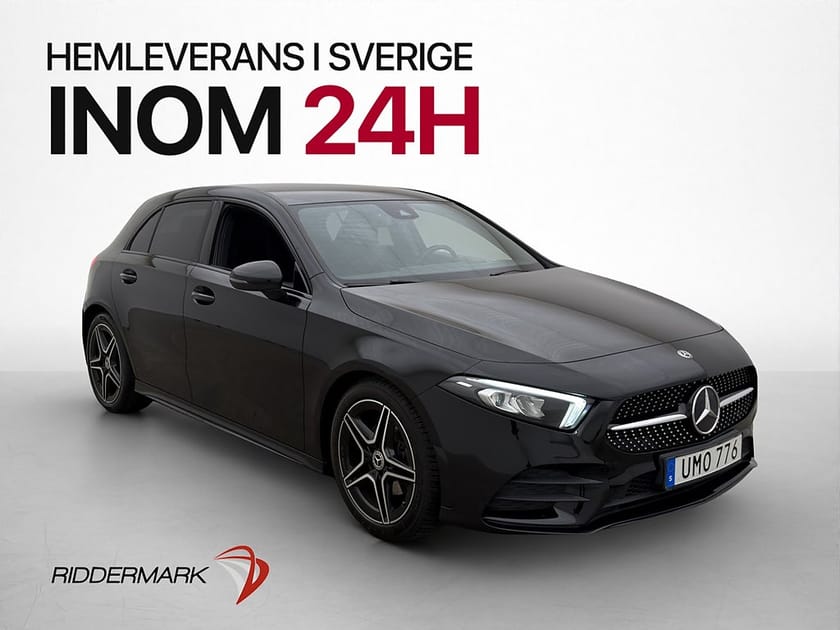 Bild 1 av Mercedes-Benz A 180 A180 AMG Line Midline Kamera CarPlay Halvskinn