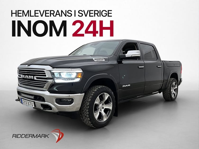 Bild 1 av RAM 1500 Crew Cab Dodge Laramie 5.7 4x4 M-Värm Pano Luft Rambox Diff