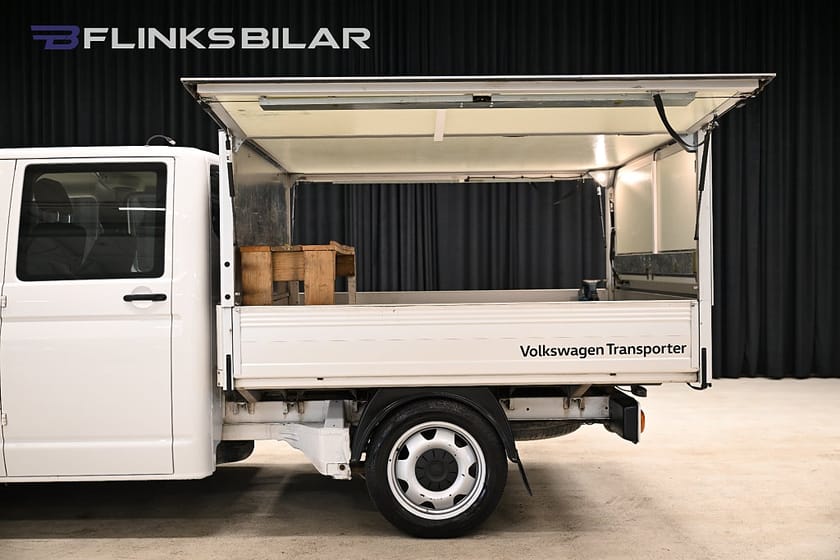 Bild 4 av Volkswagen Transporter Chassi Dubbelhytt DSG 150HK Dubbelhytt|Kåpa|Drag|Värmare|Backkamera|Moms