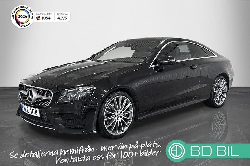 Bild 1 av Mercedes-Benz E 220 d Coupé 4MATIC E220d AMG WIDESCREEN PANORAMA RÄNTEKAMPANJ 3,95%
