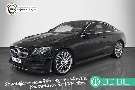 Mercedes-Benz E 220 d Coupé 4MATIC E220d AMG WIDESCREEN PANORAMA RÄNTEKAMPANJ 3,95%